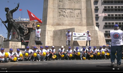 Doruk Madencilik İşçileri, Ulus Meydanı'nda Eylemde
