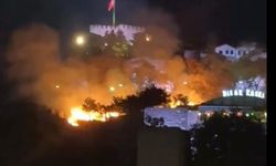 Ankara Kalesi Yakınında Yangın Paniği