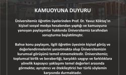 'Gavur Ülkesi' İfadesini Kullanan Akademisyen Hakkında Üniversiteden Soruşturma