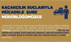 Ankara'da Merdiven Altı Üretime Operasyon