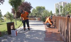 Çankaya Belediyesi'nden Parklarda Bakım ve Onarım Çalışması