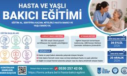 Ankara Büyükşehir Belediyesi'nden “Hasta ve Yaşlı Bakıcı Eğitimi” Programı