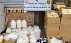 Ankara'da Sahte Gıda Operasyonunda 838 Kilogram Süt Ürünü Ele Geçirildi
