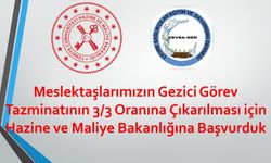 Çevre Sağlığı Teknisyen ve Teknikerleri Gezici Görev Tazminatında Artış İstiyor