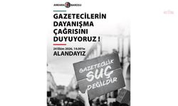 Ankara Barosu: Gazetecilerin Dayanışma Çağrısını Duyuyoruz, 24 Ekim'de Alandayız