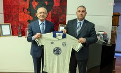CHP Genel Başkanı Kılıçdaroğlu, MKE Ankaragücü Başkanı İlhami Alparslan'ı Kabul Etti