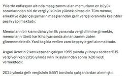 "Kamu Görevlileri İçin Vergi Dilimi Sabitlensin" Çağrısı