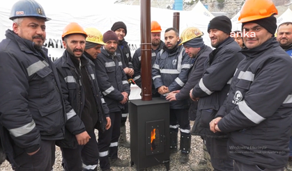 Mansur Yavaş’tan Çayırhan’daki Madencilere Soba ve Yakacak Desteği