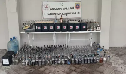 Nallıhan'da Kaçak Alkol ve Tütün Operasyonu