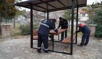 Beypazarı'nda Şehitlerin İsimlerini Taşıyan Parkların Bakımı Yapıldı