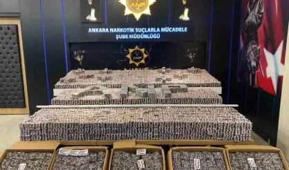 Kahramankazan'da 266 Bin Sentetik Ecza Ele Geçirildi