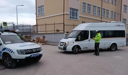 Beypazarı'nda Öğrenci Servislerine Denetim