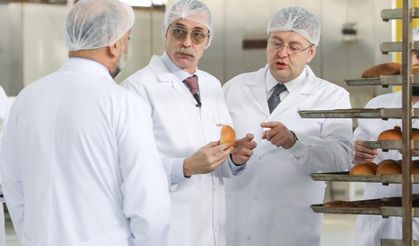 Beşikcioğlu Halk Ekmek Fabrikasını Ziyaret Etti