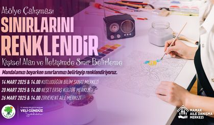 Mamak'ta “Sınırlarını Renklendir” Atölyesi