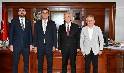 Giresun Belediye Başkanı Köse'den, Ankara Büyükşehir Belediye Başkanı Yavaş'a Ziyaret