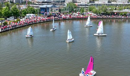 Göksu Parkı'nda Yelkenler Cumhuriyet İçin Açıldı