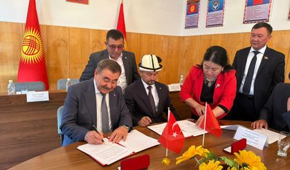 Gölbaşı Belediyesi ile Kırgızistan'ın Balıkçı Belediyesi Arasında Kardeş Kent Protokolü İmzalandı