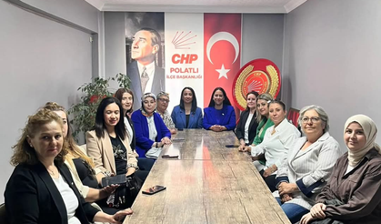 CHP Ankara İl Kadın Kolları Başkanı Ayça Çağlar'dan Polatlı Ziyareti