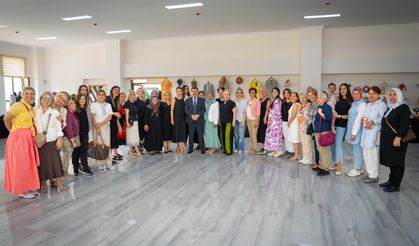 Gölbaşı Belediyesi Kursiyerlerinden Yıl Sonu Sergisi