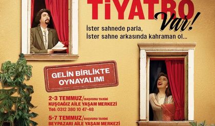 Beypazarı’nda Tiyatro Fırsatı: Yeteneklerini Sahneye Taşı!