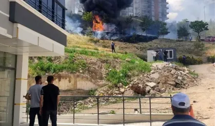 Mamak'ta Çocuk Parkında Yangın
