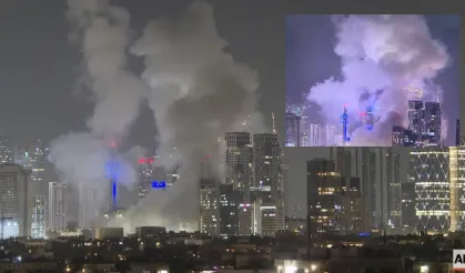 İran Füzeleri Ateşledi! Tel Aviv Duman Altında!