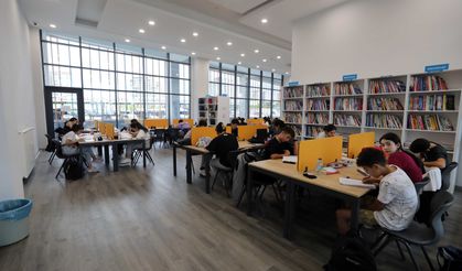 Yenimahalle Belediyesi Kütüphanelerinde Sınav Yoğunluğu