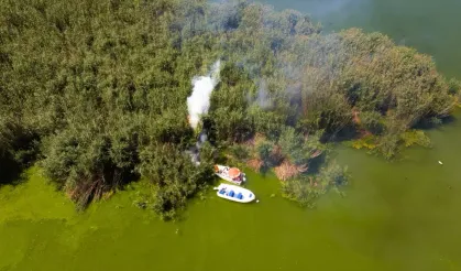 Mogan Gölü'nde Müsilaj Temizliği