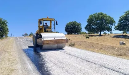 Nallıhan'da Asfalt Çalışmaları Devam Ediyor