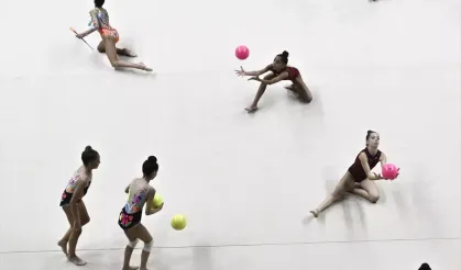 Ankara'da Ritmik Cimnastik Turnuvası Sona Erdi