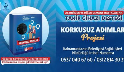 Kahramankazan Belediyesi'nden Alzheimer ve Demans Hastalarına Takip Cihazı Desteği