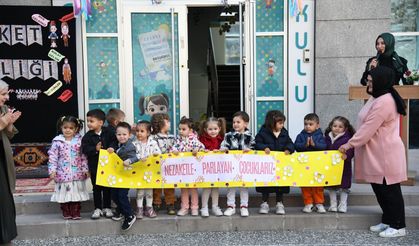 Pursaklar'da Minikler 'Nezaket'i Öğreniyor