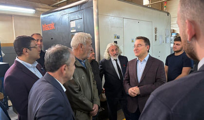 Ali Babacan, Ankara'da Küçük Jet Motoru Üreten Atölyeyi Ziyaret Etti