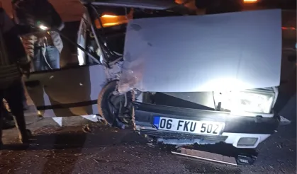 Akyurt'ta Trafik Kazası: 2 Yaralı