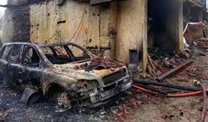 Güdül'de Yangın: Ev, Otomobil ve Traktör Yandı