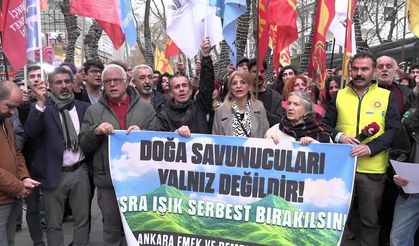 Akbelen Tutuklusu Esra Işık İçin Ankara'da Protesto