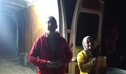 Ankara'ya Yürüyen Maden İşçilerine Nallıhan'ın Çayırhan Mevkiinde Moral