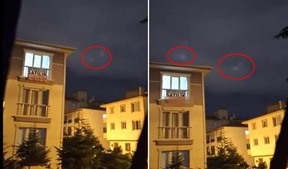 Başkentte Gizemli Gece! Gökyüzünde Belirenler Merak Uyandırdı