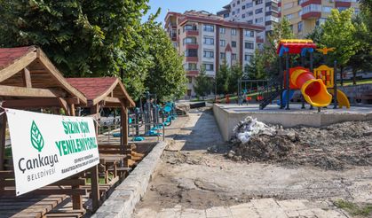 Çankaya'da Parklar Yenileniyor