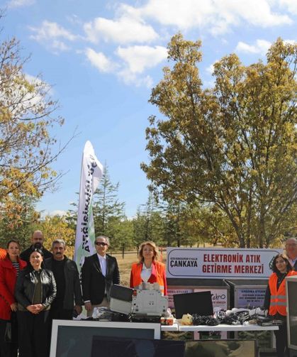 Çankaya'da Elektronik Atıklar Geri Dönüşüyor
