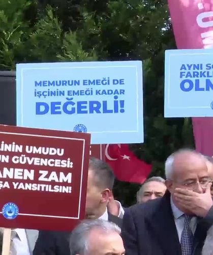 Türkiye Kamu-Sen'den TBMM Önünde Zam Açıklaması