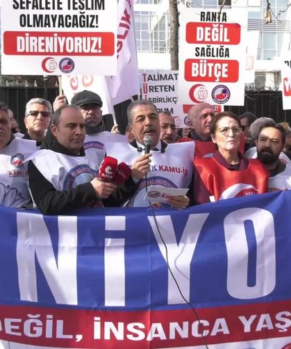 Birleşik Kamu-İş’ten TÜİK Önünde Eylem