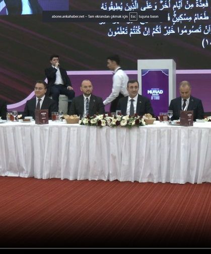 MÜSİAD'dan Ankara'da İftar