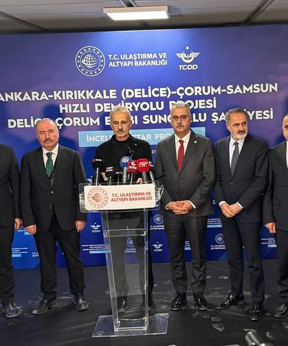 "Hızlı Trenle Çorum-Ankara Arası 1 Saat 20 Dakika Olacak"