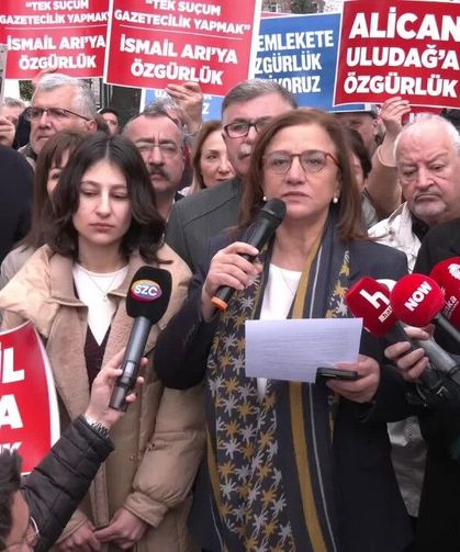 Ankara'da Gazeteciler, İsmail Arı ve Alican Uludağ İçin Buluştu