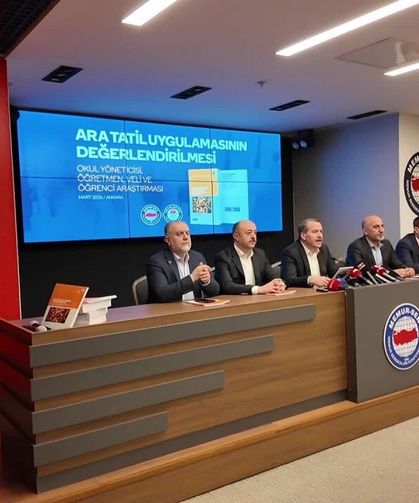 Eğitim-Bir-Sen'den "Ara Tatil" Araştırması