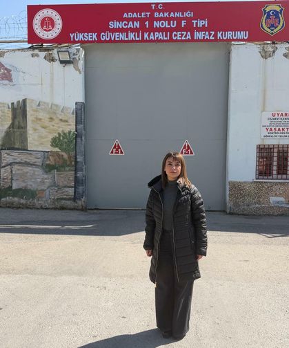 Gamze Şengel Taşcıer, Sincan Cezaevi'nde Tanju Özcan’ı Ziyaret Etti
