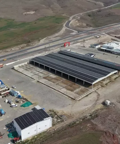 Çubuk'ta Güneş Enerjisi Santrali Hizmete Girdi