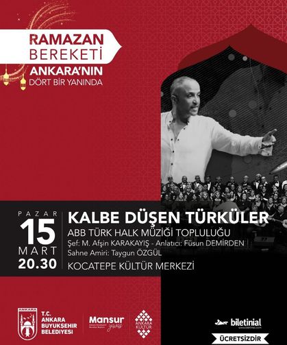 Kalbe Düşen Türküler Kocatepe’de