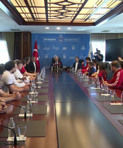 ASKİ Spor Şampiyonlarından Mansur Yavaş'a Ziyaret